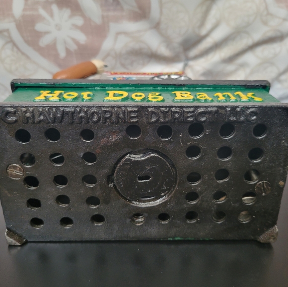 Antique Hot Dog Cart Piggy Bank by C Hawthorne Direct LLC - Picture 7 of 8